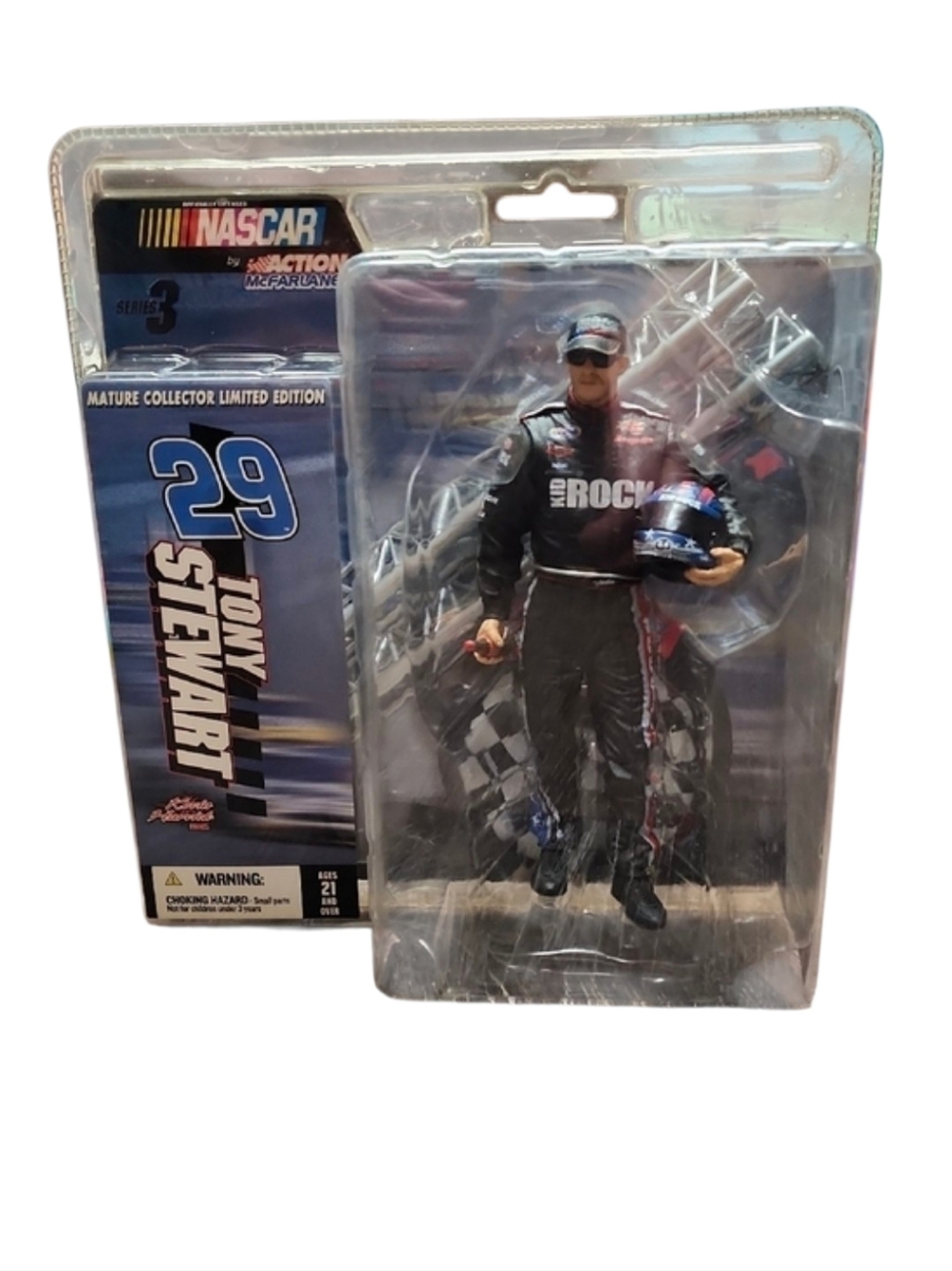 McFarlane Nascar #29 Tony Stewart Series 3 Kid Rock Suit Action Figurine New